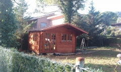 Caseta de jardin montada por eurocasetas en begues