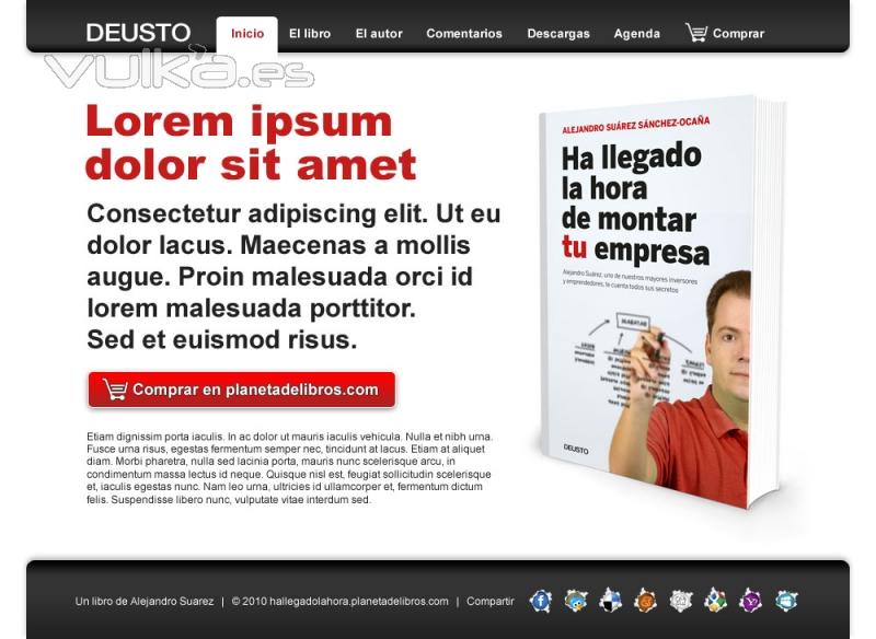 Pgina web www.hallegadolahorademontartuempresa.com