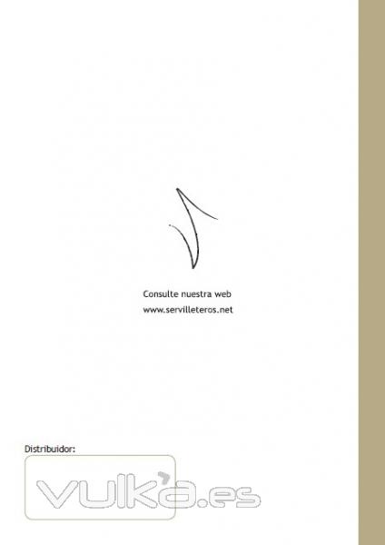 Diseño de catálogo de Servilleteros.net