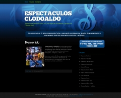 Diseño Web Ciudad Real, Espectaculos Clodoaldo