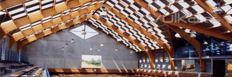 estructura cubierta de madera