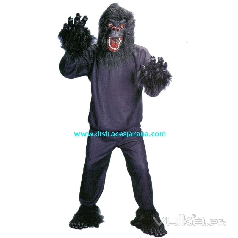 Disfraz de Gorila, color negro