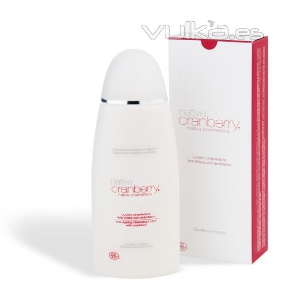 Native Cranberry Leche Desmaquillante Bio Arandano Rojo info www.cosbiona.com