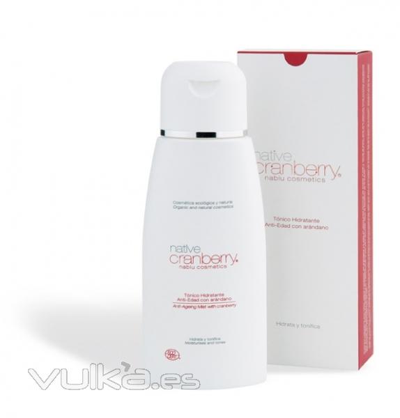 Native Cranberry Tonico Facial Bio Arandano Rojo info www.cosbiona.com