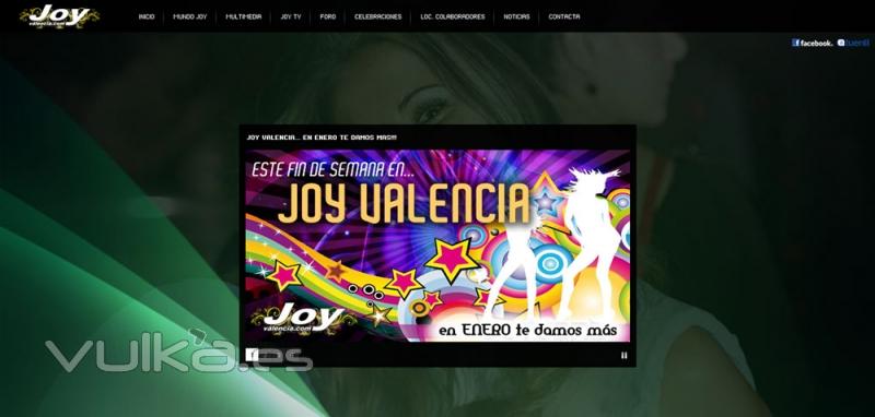 Diseño Web - DISCOTECA JOY VALENCIA