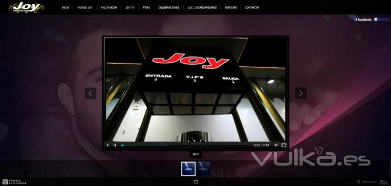 Diseño Web - DISCOTECA JOY VALENCIA