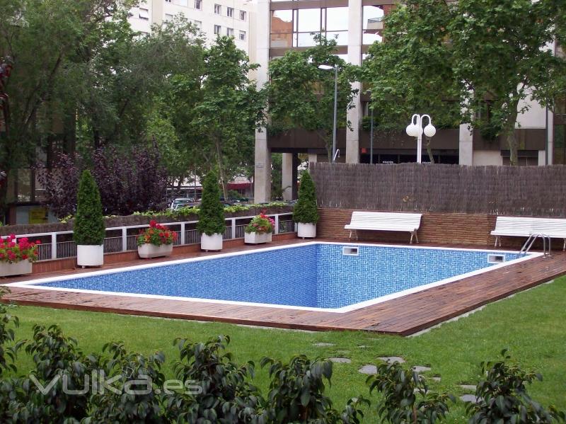 Rehabilitacin de Piscina con Lainer armado Alkorplan.