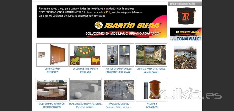 Página Web - Martín Mena - Mobiliario urbano