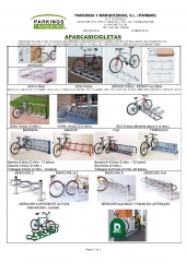 Catalogo aparca bicicletas de suelo