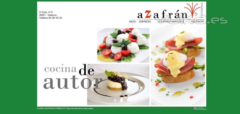 Diseo Web - AZAFRAN CATERING VALENCIA