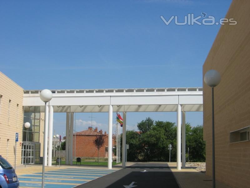 Pasarela entre edificios Fundacion Hospital de Calahorra