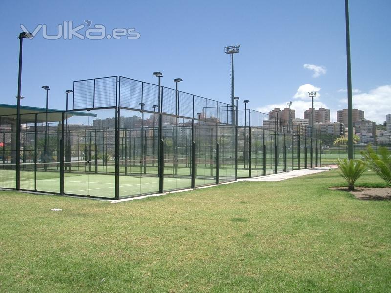 pistas de padel de cristal