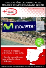 Publicidad area por el Mediterraneo