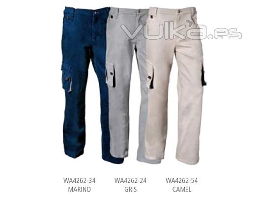 Pantalon Jhayber New Cies de trabajo, elastico, muy comodo y resistente.