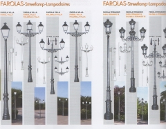 Farolas para calles , jardin o parque