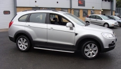 Estribos de plataforma inox  chevrolet captiva