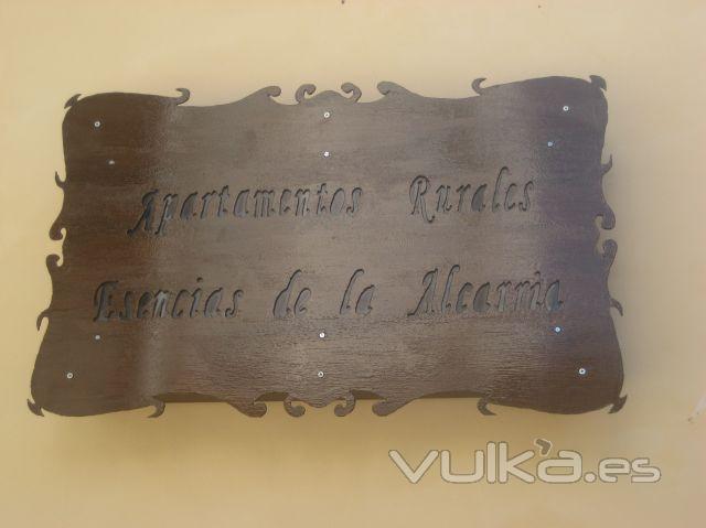 cartel de la entrada