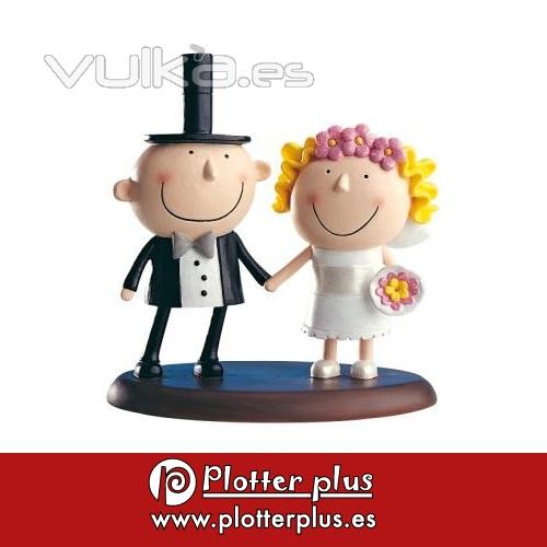 Figuras de novios chulsimas para adornar el mejor pastel de boda del mundo mundial