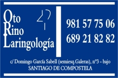 Otorrinolaringologia: consulta previa cita