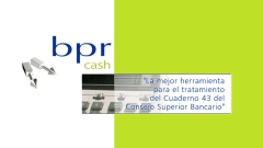 Bpr cash: la mejor herramienta para el tratamiento del cuaderno 43 del consejo superior bancario