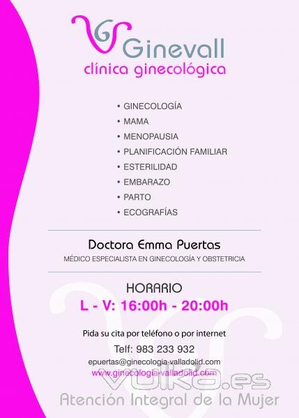 Horario y servicios de la clnica Ginevall