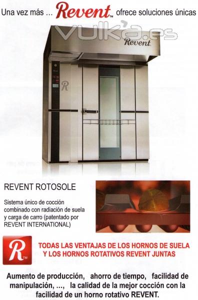 HORNO REVENT de solera refractaria ROTOSOLE