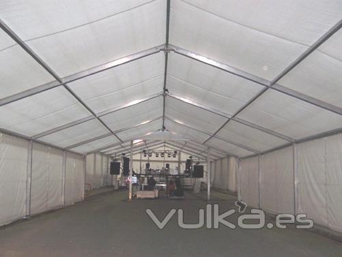 carpa para actuaciones