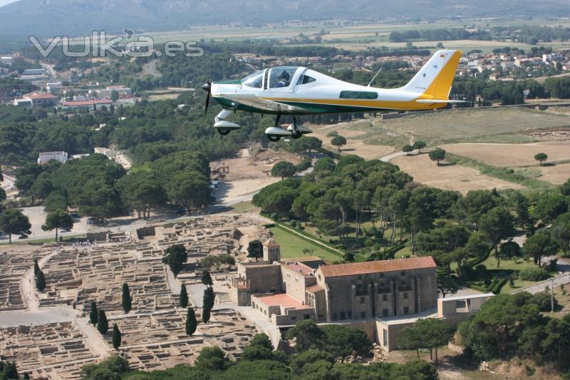 volar en avioneta en la costabrava girona