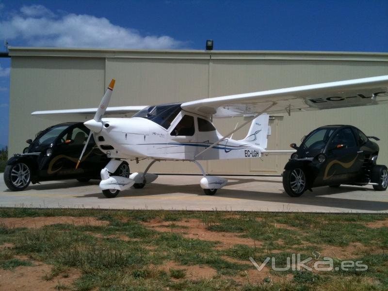 escuela de pilotos de vuelo de 3 ejes