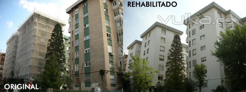 Rehabilitacin mediante Fachada Ventilada