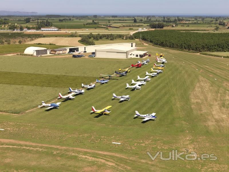 instalaciones aerodromo Viladamat costa brava girona