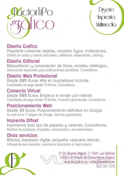 Presentacin de nuestros servicios