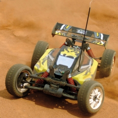 Buggy eb4 g3 rtr brushless 2,4 ghz electrico thunder tiger