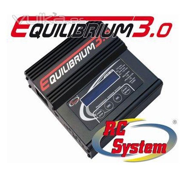 Cargador Equilibrium 3.0 NiMh NiCd Lipo Lilo Plomo Rc System