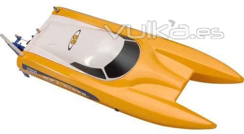 Catamarn rc elctrico Sea Rider amarillo Brushless Ripmax