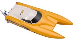 Catamaran rc electrico sea rider amarillo brushless ripmax