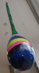 CALABAZA ARCO IRIS. PVP: 10EUR (PINTADOS A MANO))