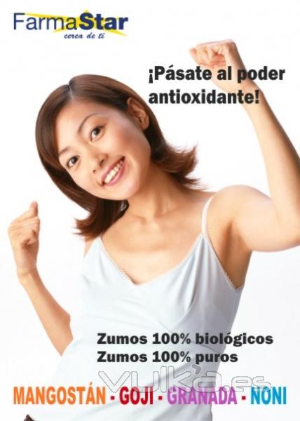 ZUMOS 100% BIO, FRESCOS sin mezclas, 100% PUROS