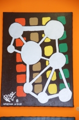 Atomium. pvp: 40eur (pintado a mano)