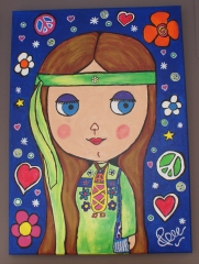 NECA HIPPY. PVP: 45EUR (PINTADO A MANO)