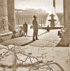 Carlos roces, en roma, en 1961