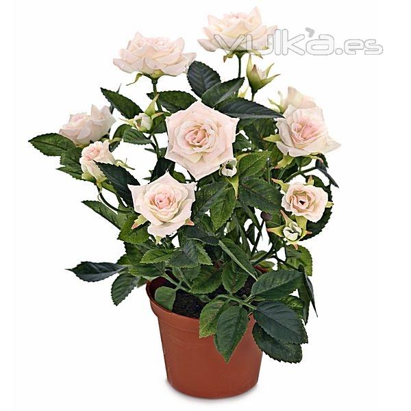 Planta artificial rosal mini en lallimona.com