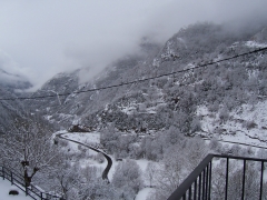Vista invierno desde la casa