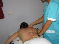 Masaje descontracturante de espalda