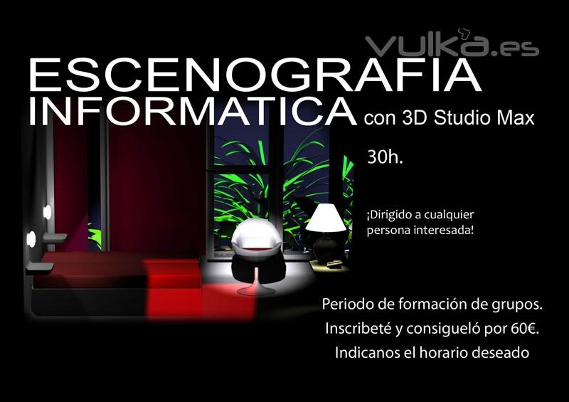 Curso de Escenografia con 3D StudioMax 30h.