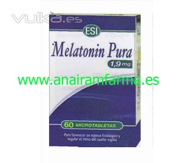 Melatonina ESI en gotas y en 60 y 120 comprimidos.