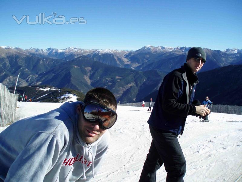 Estudiantes de viaje en Sierra Nevada