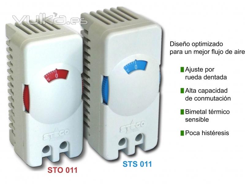 nuevo termostato mecánico de reducido tamaño y compacto:  STO/STS 011. Destaca por su  precisión