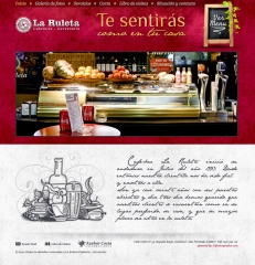 Diseno y desarollo de la web corporativa de la cafeteria- bar la ruleta en san fernando, cadiz