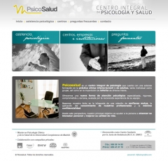 Nueva web de la clinica psicosalud, centro integral de psicologia